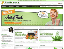 Tablet Screenshot of epigentek.com